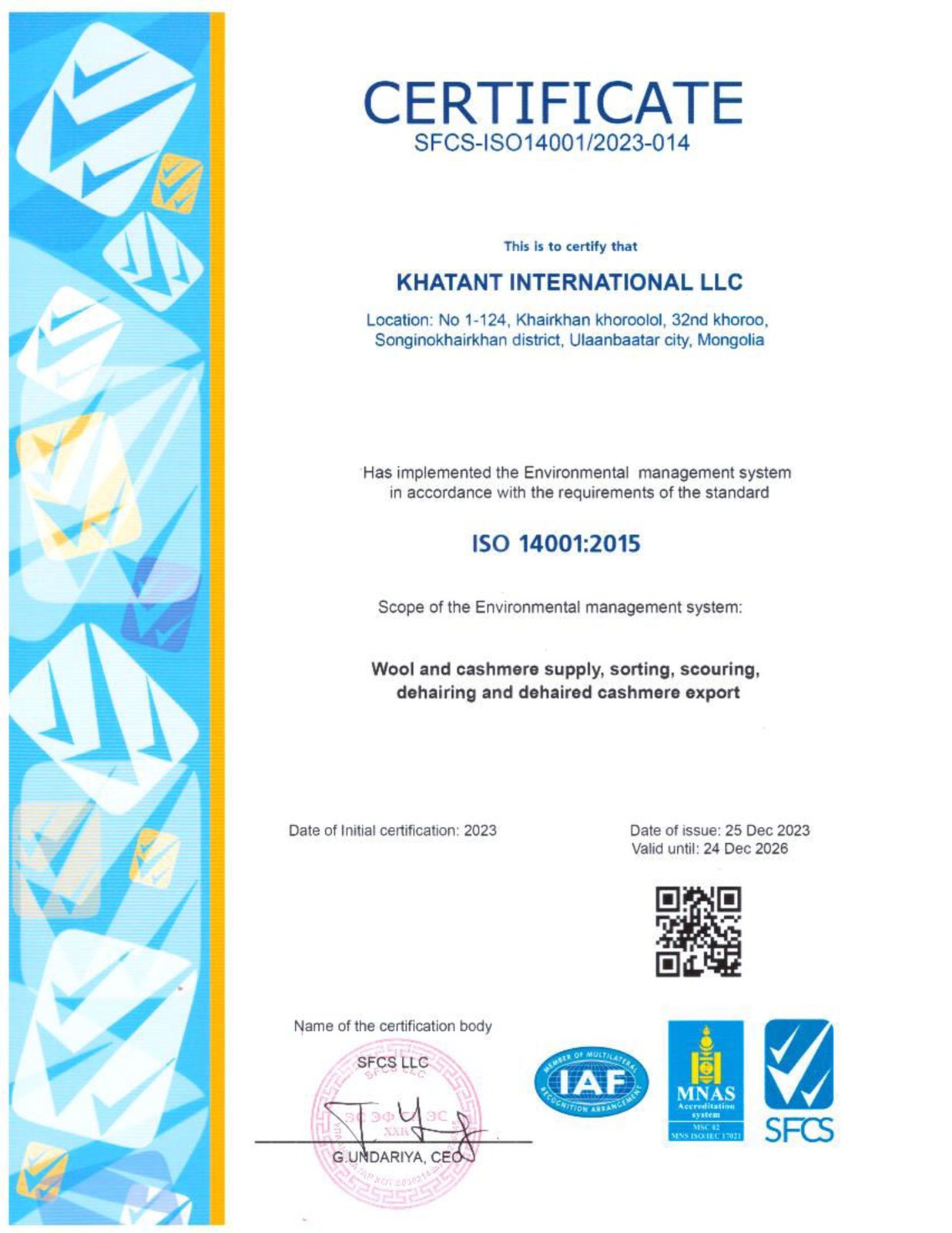 ISO 14001:2015